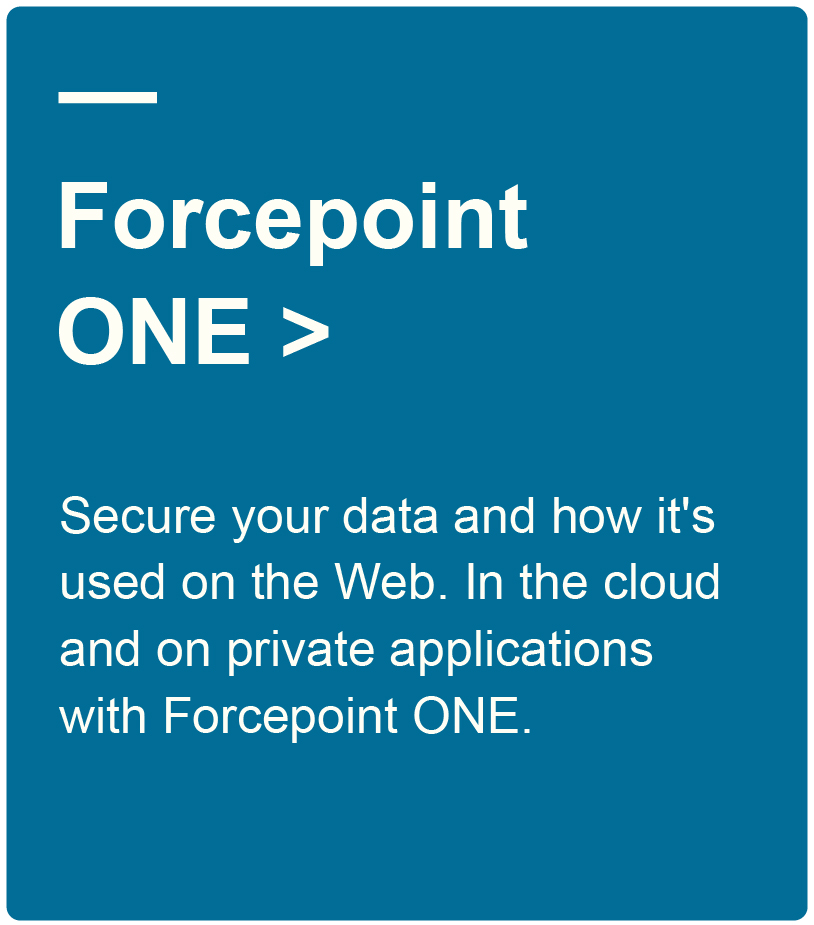 Forcepoint ONE